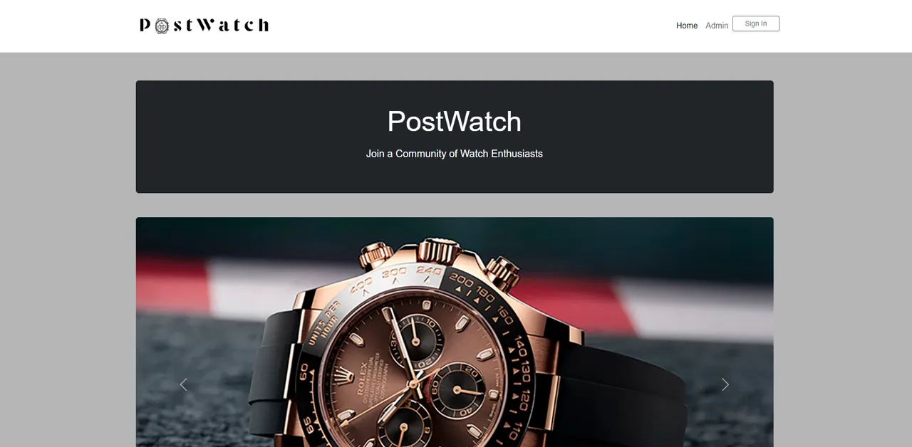 Screenshot of PostWatch